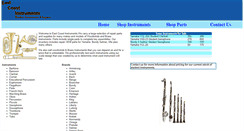 Desktop Screenshot of eastcoastinstruments.com