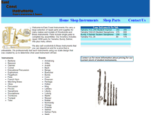 Tablet Screenshot of eastcoastinstruments.com